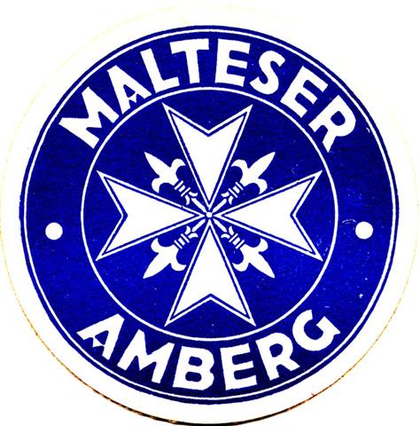amberg am-by malteser rund 2a (215-malteser-schmaler rand-blau) 